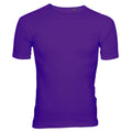 Bold Purple Crew-Neck Tee