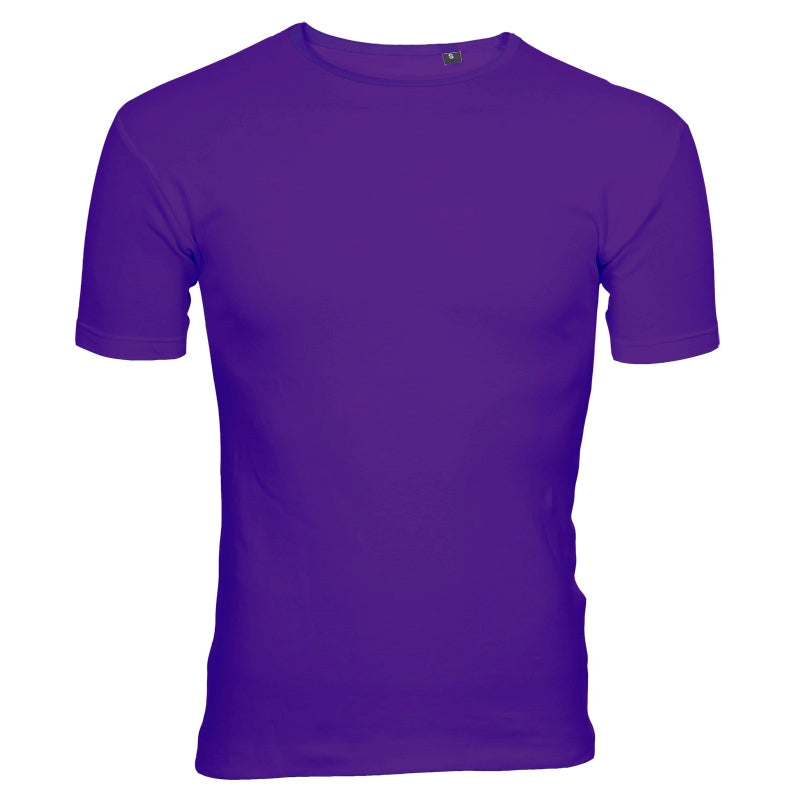 Bold Purple Crew-Neck Tee
